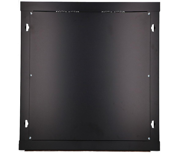Extralink Szafka wisząca rack 12U 600x600 czarna szklane drzwi EX.7256 - 489403 - zdjęcie 5